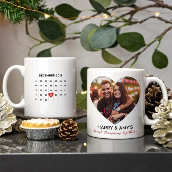 customised white mug