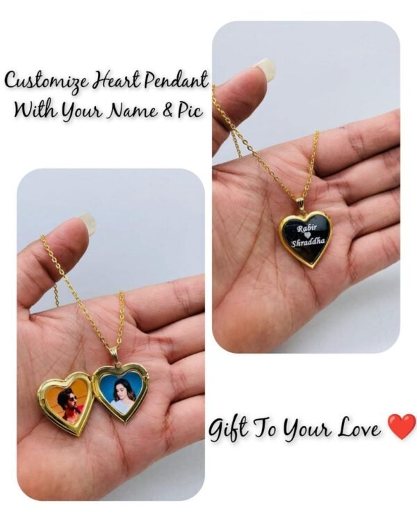 Customised Heart Pendant
