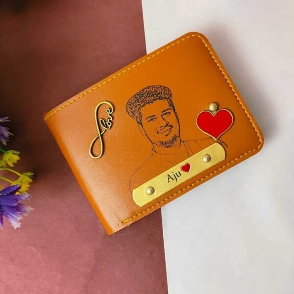 Sketch Wallet With Name & Charm