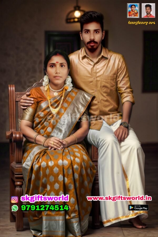 Mom & son Realistic Merge Art