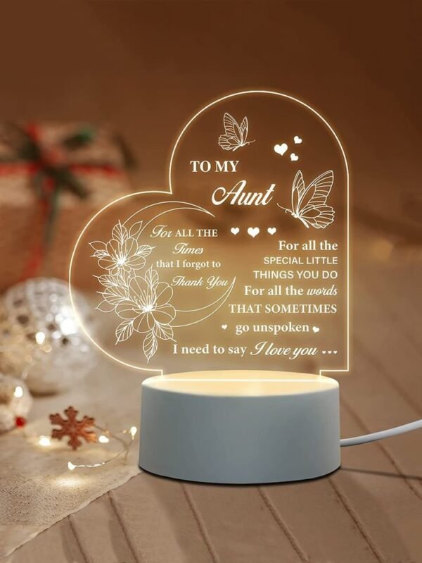 Acrylic LED Frame Heart shape