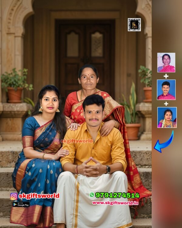 Family Merge Art (3 members)