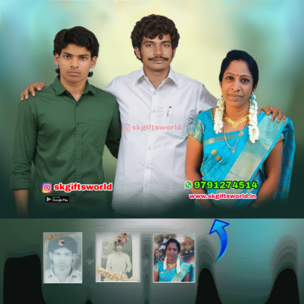 Family Merge Art (3 members)