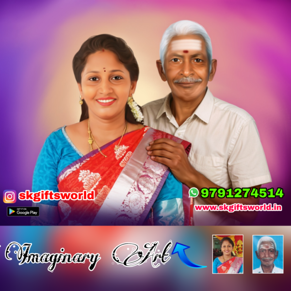 father & Daughter merge frame ( 2 members )