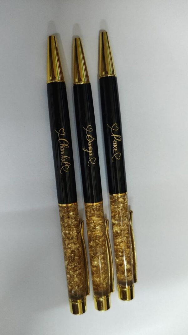Customised Gold Flake pen