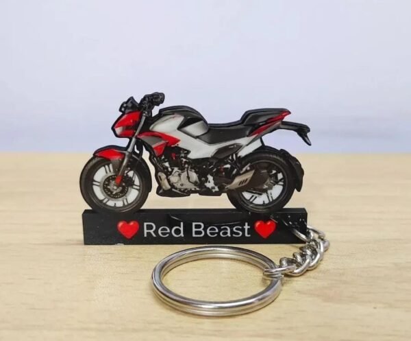 Customized Bike / Car/ Scooty / Jeep Any Model Vhichle 3D Keychain With Add Your Name/ Number